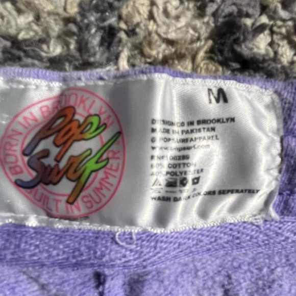 442-Knotts California purple and white tie dye shorts Medium #summer #knotts - Picture 6 of 6